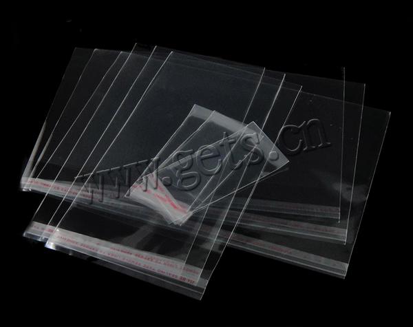 OPP Self Sealing Bag, OPP Bag, transparent & different size for choice, 1000PCs/Lot, Sold By Lot