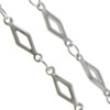 Stainless Steel Bar Chain, Rhombus Approx 