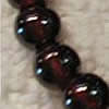 Perles en pierre grenat naturelles, Rond, Janvier Birthstone & styles différents pour le choix, 7mm pouce Vendu par brin