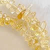 Citrin Naturperlen, Gelbquarz Perlen, Klumpen, natürlich, November Birthstone, 6-12mm  4-7mm, Länge:36 ZollInch, verkauft von Strang