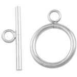Stainless Steel Toggle Clasp, Round, single-strand, original color 2.5mm Approx 3mm 