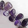 Natürliche Amethyst Perlen, Klumpen, Februar Birthstone, 10-15mm  8-10mm, Länge:16 ZollInch, verkauft von Strang