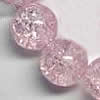 Knistern Quarz Perlen, rund, natürlich, keine, 12X12mm, Länge:16 ZollInch, ca. 33PCs/Strang, verkauft von Strang