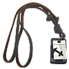 Cowhide Jewelry Necklace, with Zinc Alloy, Rectangle, nickel, lead & cadmium free Approx 13-27 Inch 