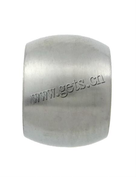 Edelstahl Perlen, 304 Edelstahl, Trommel, plattiert, Kundenindividuell, keine, 6.5x7.8mm, Bohrung:ca. 6.5mm, verkauft von PC
