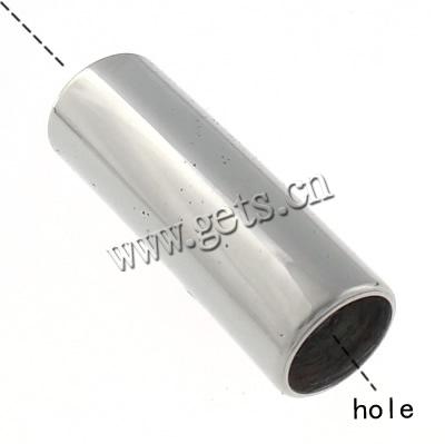Stainless Steel Tube Beads, 304 Stainless Steel, plated, Customized, more colors for choice, 15x5mm, Hole:Approx 4.3mm, Sold By PC