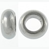 Stainless Steel Large Hole Beads, 304 Stainless Steel, Rondelle, plated, Customized Approx 4mm 