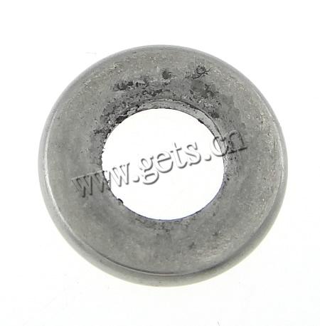 Edelstahl Kugel mit großem Loch, 304 Edelstahl, Kreisring, plattiert, Kundenindividuell, keine, 10x10x1.5mm, Bohrung:ca. 4.8mm, verkauft von PC