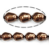 South Sea Shell Beads, Teardrop, brown Approx 1mm Approx 16 Inch, Approx 