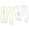 Мода нержавеющей стали ожерелье цепь, Нержавеющая сталь 304, Много цветов для выбора, длина:Приблизительно 18 дюймовый, продается Strand