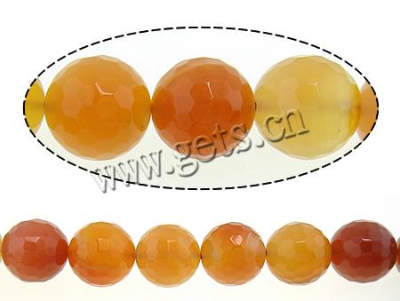 Natural Red Agate Beads, Round, more sizes for choice & faceted & frosted, Hole:Approx 0.8-1.2mm, Length:Approx 15 Inch, Sold By Strand
