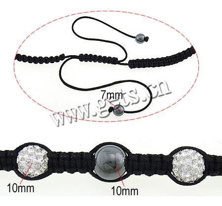 Woven Ball ожерелья моды, Восковой шнур, с коралловый ископаемый & клей, со стразами, длина:Приблизительно 20-25 дюймовый, продается Strand