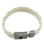 PU Cord Bracelets, with brass magnetic clasp Sold per 7.  Strand