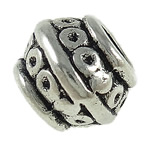 Zinc Alloy Jewelry Beads, Drum, plated nickel, lead & cadmium free Approx 4mm 