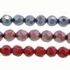 Perles de nacre en verre, perle de verre, Rond, plus de couleurs à choisir, 12mm Environ 1mm Environ 16 pouce, Environ Vendu par brin