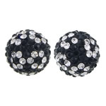 Rhinestone Clay Pave Beads, Round, 12mm Approx 2mm 