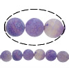Natural Effloresce Agate Beads, Round Approx 1-1.5mm Approx 15.5 Inch 