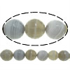 Natural Lace Agate Beads, Round, Customized & faceted Approx 1-1.5mm Approx 15 Inch 