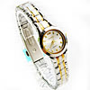 Women Wrist Watch, Zinc Alloy, with Glass, plated, for woman & with rhinestone, 23mm, 12mm Approx 7.8 Inch 