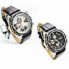 Unisex Wrist Watch, Zinc Alloy, with PU Leather & Glass, platinum color plated, for man 44mm, 21mm Approx 9.4 Inch 