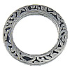 Stainless Steel Linking Ring, Donut, enamel & hammered, original color Approx 15mm 
