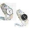 Women Wrist Watch, Zinc Alloy, with Glass, platinum color plated, for woman 28mm, 15mm Approx 7.8 Inch 