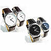 Couple Watch Bracelets, Zinc Alloy, with PU Leather & Glass, platinum color plated, for couple 28mm, 37mm, 14-20mm Approx 7.6 Inch, Approx 8.6 Inch 
