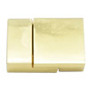 Zinc Alloy Magnetic Clasp, Rectangle, plated Approx 