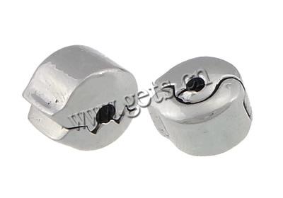Stainless Steel Jewelry Clasp, 316 Stainless Steel, Rondelle, original color, 9.5x8mm, Hole:Approx 2mm, Sold By PC