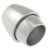 Round Stainless Steel Magnetic Clasp, 316 Stainless Steel, plated, Customized Approx 6.2mm 