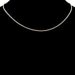 Cadena del collar de acero inoxidable, acero inoxidable 304, cadena de cuerda, color original, 2mm, longitud:aproximado 18 Inch, Vendido por Sarta