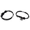 Cowhide Bracelets, with 316 Stainless Steel 2mm 