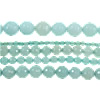 Amazonit Perlen, rund, handgemacht, Weitere Größen für Wahl & handgemachte facettiert, Bohrung:ca. 1-1.5mm, Länge:15 ZollInch, verkauft von Strang