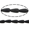 Natural Lava Beads, Teardrop, 10-11x20-23mm Approx 0.8mm .5 Inch, Approx 