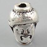 Zinklegierung Tier Perlen, Buddha, plattiert, keine, frei von Nickel, Blei & Kadmium, 13x9mm, Bohrung:ca. 2mm, ca. 180PCs/Tasche, verkauft von Tasche