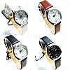 Women Wrist Watch, Zinc Alloy, with PU Leather & Glass, platinum color plated, for woman & with rhinestone 27mm, 14mm Approx 7.8 Inch 