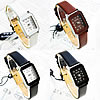Women Wrist Watch, Zinc Alloy, with PU Leather & Glass, platinum color plated, for woman & with rhinestone 14mm Approx 7.6 Inch 