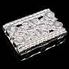 Zinc Alloy Spacer Bar, Rectangle, plated Approx 1.5mm, Approx 