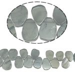 Placage électrophorèse perles de quartz, Cristal naturel, larme, Placage coloré, 11-41mm Environ 1.5mm .5 pouce, Vendu par brin