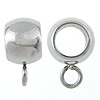 Stainless Steel Bail Bead, 304 Stainless Steel, Rondelle, Customized, original color 4mm Approx 2mm 