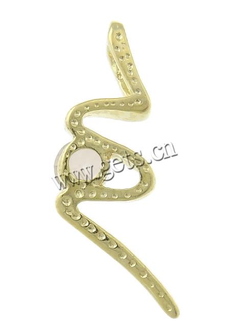 Rhinestone Brass Pendants, plated, with rhinestone, more colors for choice, 22x7.5x4mm, Hole:Approx 2.5x4mm, 1000PCs/Bag, Sold By Bag