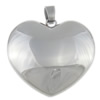 Stainless Steel Tag Charm, Heart, original color Approx 