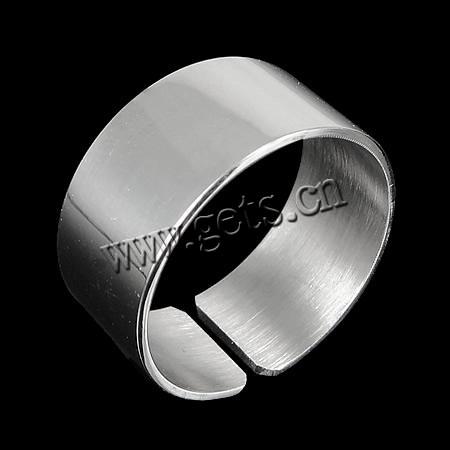 Stainless Steel Finger Ring, 304 Stainless Steel, open & Customized, 9mm, 16mm, US Ring Size:5.5, Sold By PC