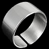 Stainless Steel Finger Ring, 304 Stainless Steel, Donut, adjustable, original color, 9mm, 19.5mm, US Ring 
