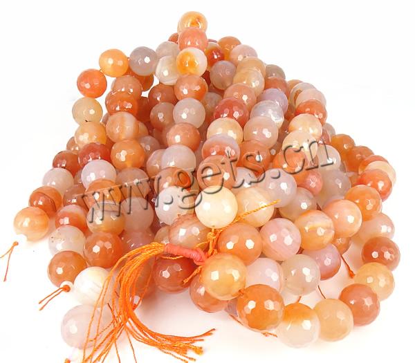 Natural Red Agate Beads, Round, more sizes for choice & faceted, Hole:Approx 0.8-1.2mm, Length:Approx 16 Inch, Sold By Strand