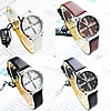 Women Wrist Watch, Zinc Alloy, with PU Leather & Glass, platinum color plated, for woman & with rhinestone 28mm, 14mm Approx 7.8 Inch 