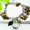 Fashion Watch Bracelet, Zinc Alloy, with Glass, plated, twist oval chain & for woman, 21mm Approx 8 Inch 