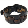 Cowhide Bracelets, iron clasp, 32.5mm Approx 10.5 Inch 