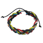 PU Cord Bracelets, rope design Sold per 7.  Strand