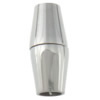 Runder Edelstahl Magnetverschluss, 316 Edelstahl, oval, plattiert, Kundenindividuell, keine, 8x15mm, Bohrung:ca. 5mm, verkauft von PC